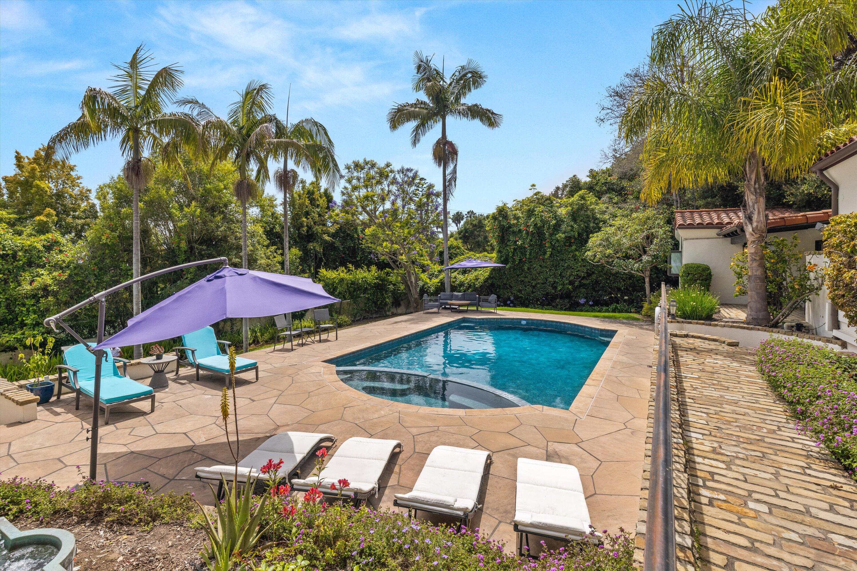 1151 Glenview Road Montecito, CA 93108 - Photo 42 of 61 Gorgeous Pool and Spa