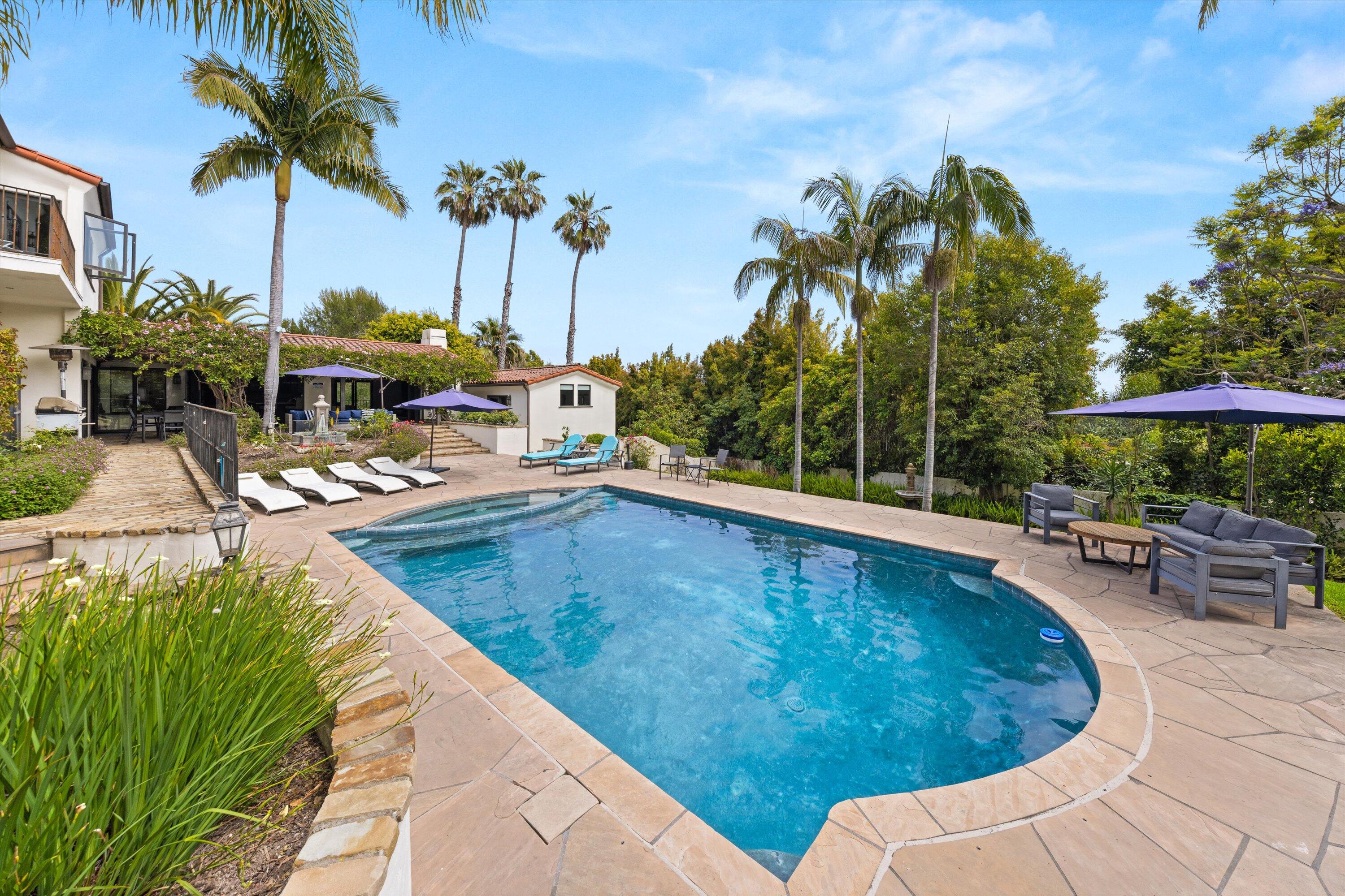 1151 Glenview Road Montecito, CA 93108 - Photo 52 of 61 Pool from Casita