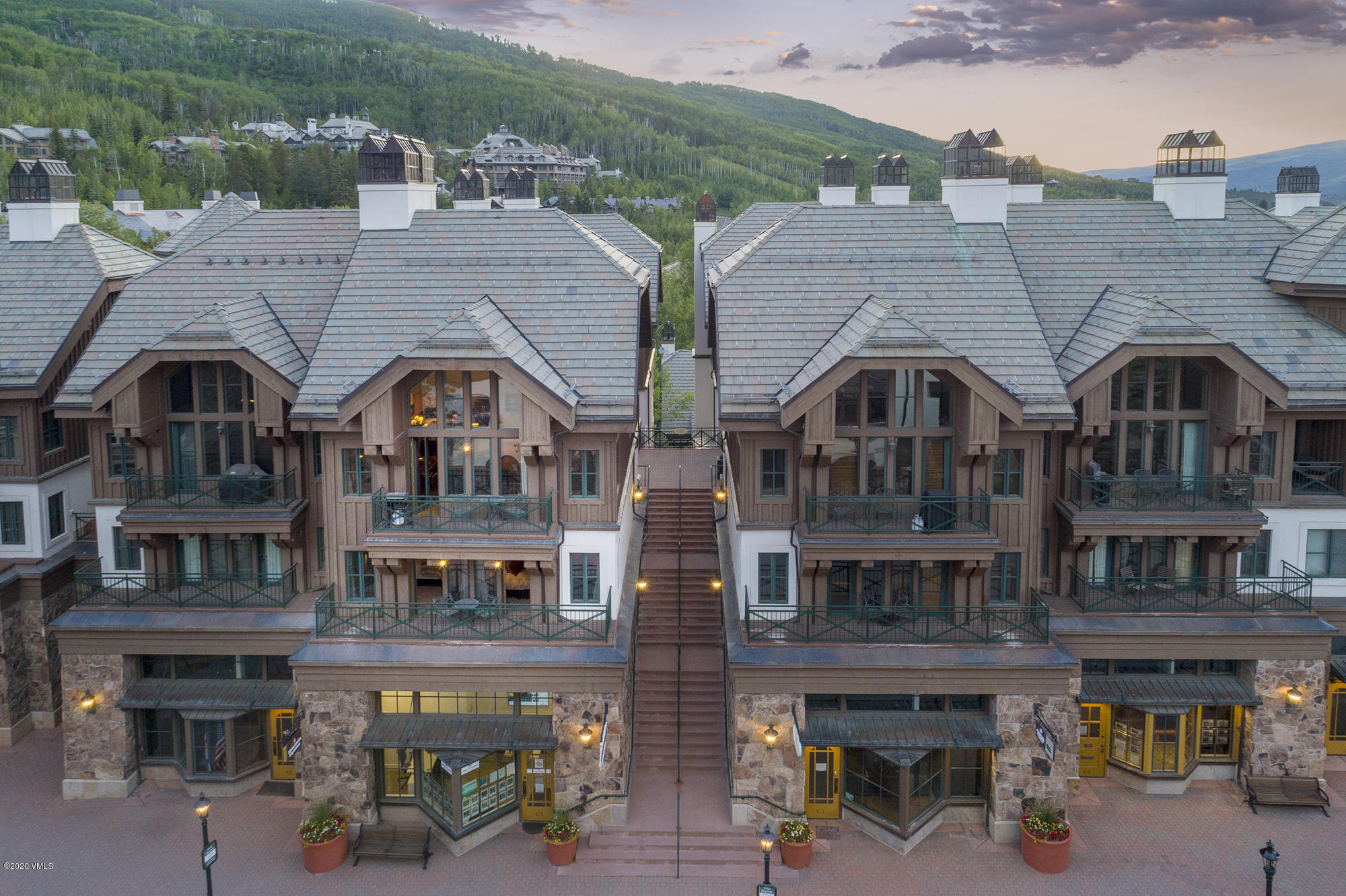 a large building with a clock tower in the middle