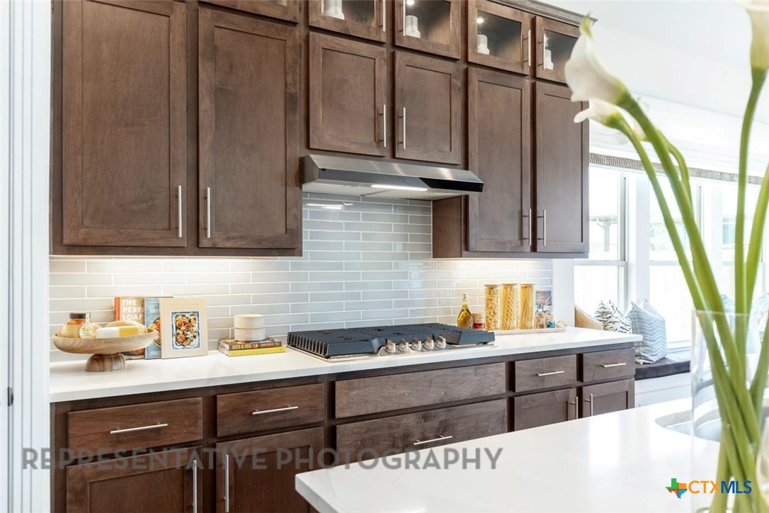 148 Pigeon River Road Kyle, TX 78640 - Photo 8 of 40 a kitchen with a sink and cabinets