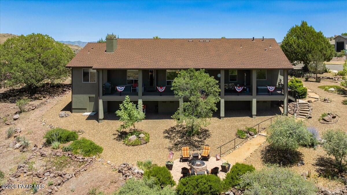 1052 Rough Diamond Drive Prescott, AZ 86301 - Photo 18 of 21 Aerial Back