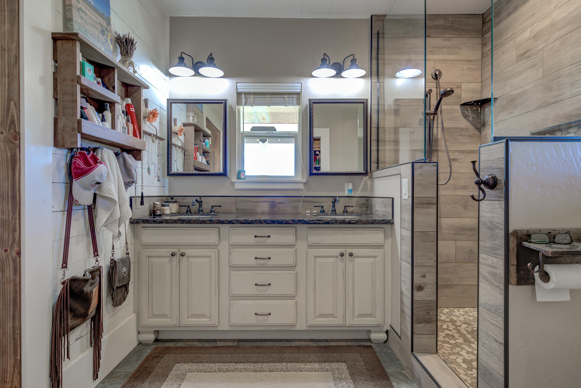 541-105 Pittville Road McArthur, CA 96056 - Photo 39 of 87 a bathroom with a sink and a mirror