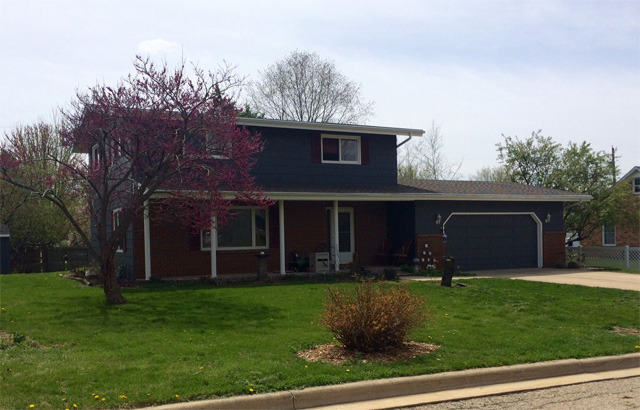 1017 West 4th Street Spring Valley, IL 61362 - Photo 1 of 7 a view of a yard in front of a house with plants and large tree