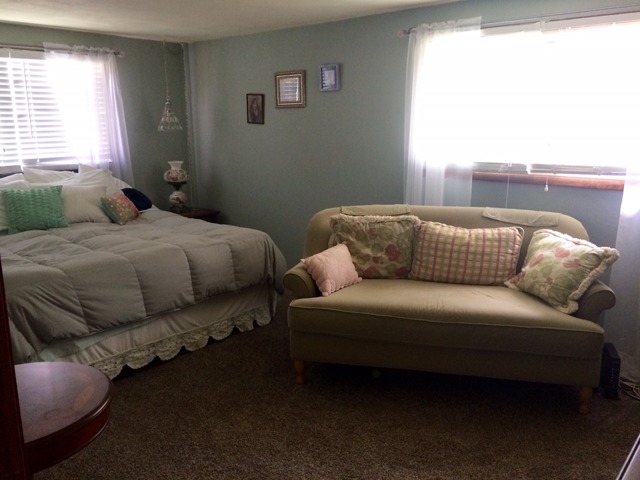 1017 West 4th Street Spring Valley, IL 61362 - Photo 2 of 7 a bedroom with a bed couch and window