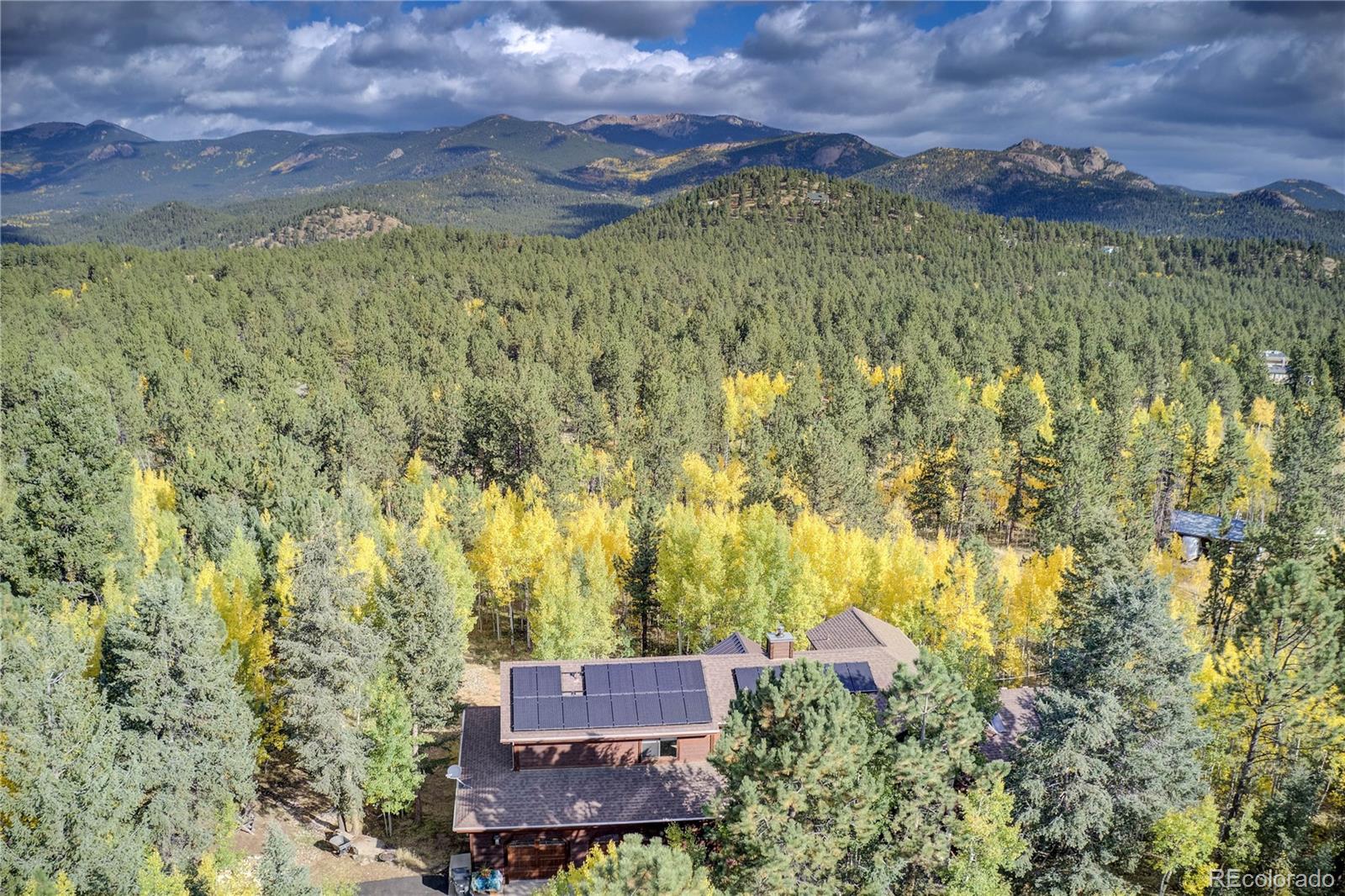 105 Desperado Road Bailey, CO 80421 - Photo 20 of 40 a view of a yard