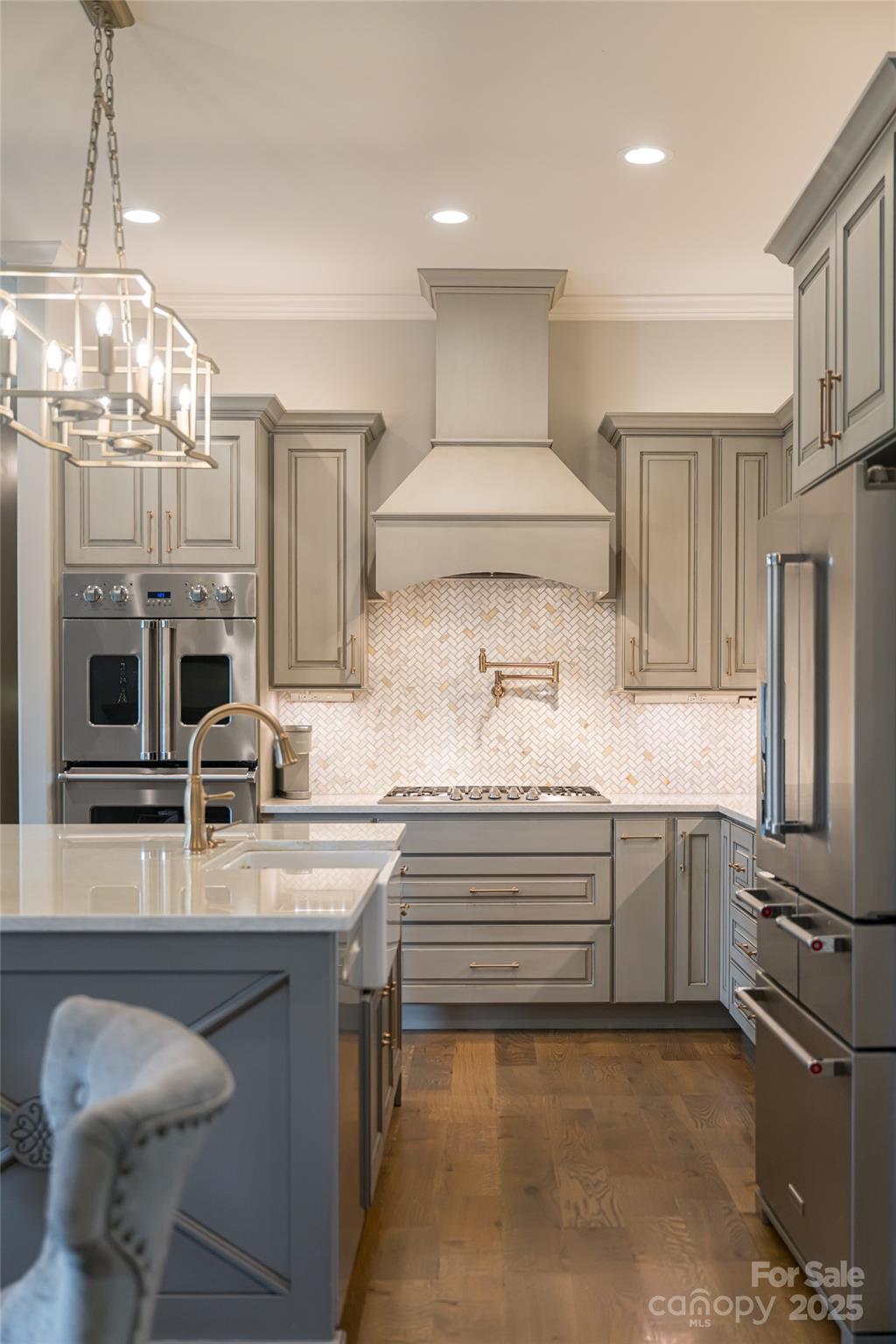 64 Waterhill Way Fletcher, NC 28732 - Photo 13 of 48 a kitchen with stainless steel appliances granite countertop a sink dishwasher stove and oven