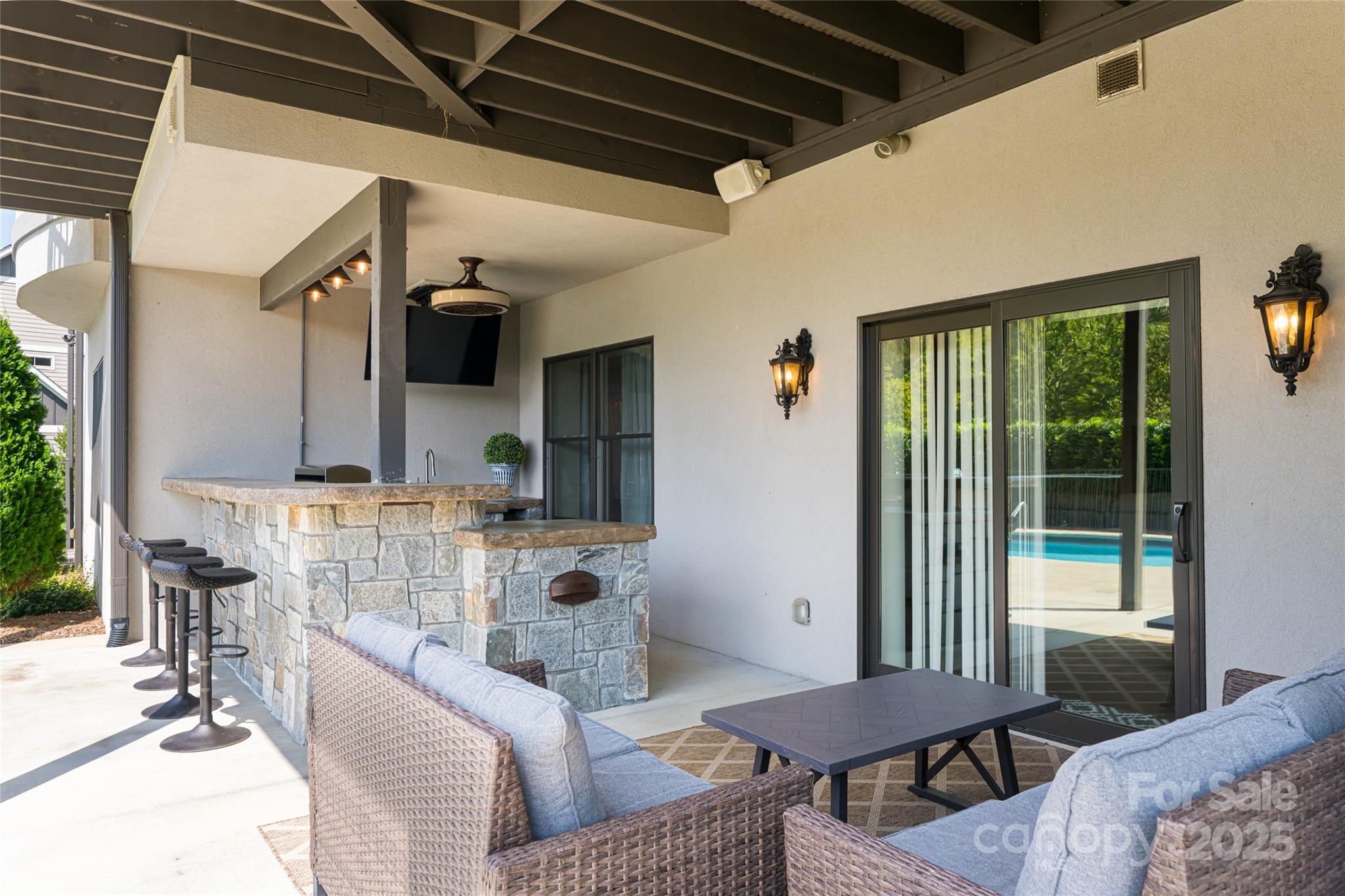 64 Waterhill Way Fletcher, NC 28732 - Photo 44 of 48 a living room with furniture and a large window