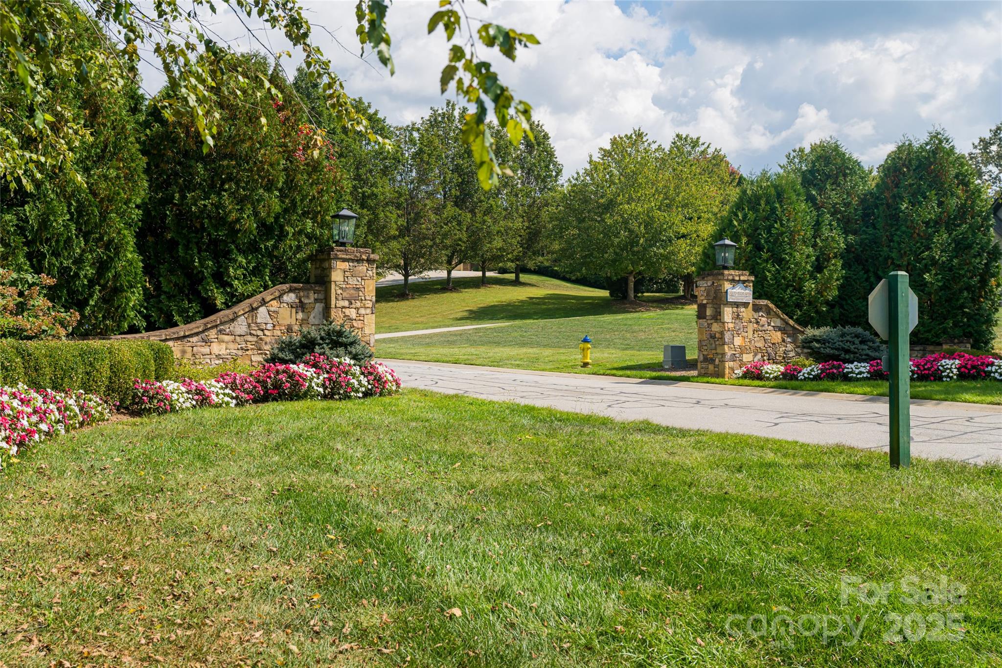 64 Waterhill Way Fletcher, NC 28732 - Photo 47 of 48 a view of a garden with swimming pool and sitting area