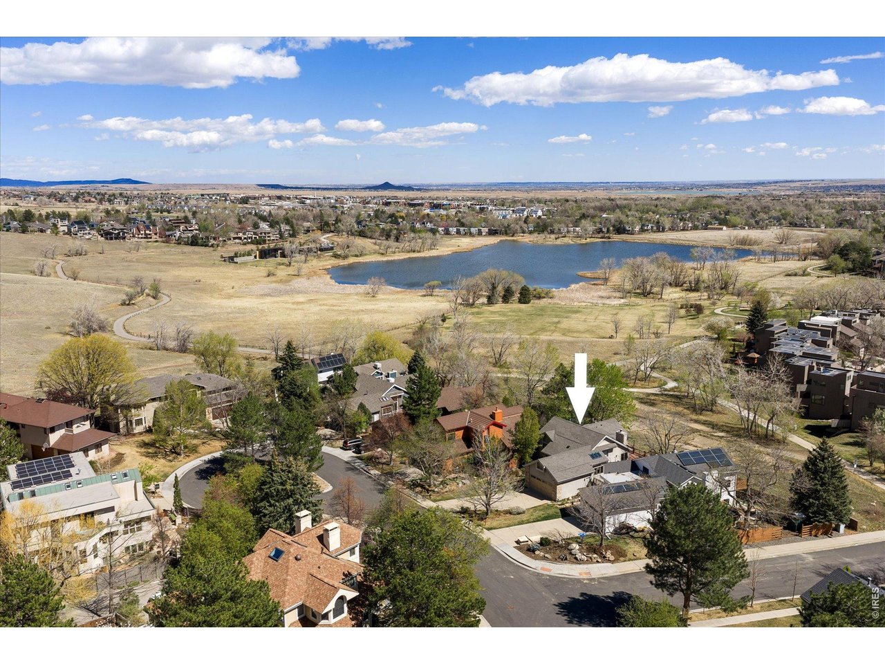 3966 Promontory Court Boulder, CO 80304 - Photo 36 of 42 a view of a city and lake