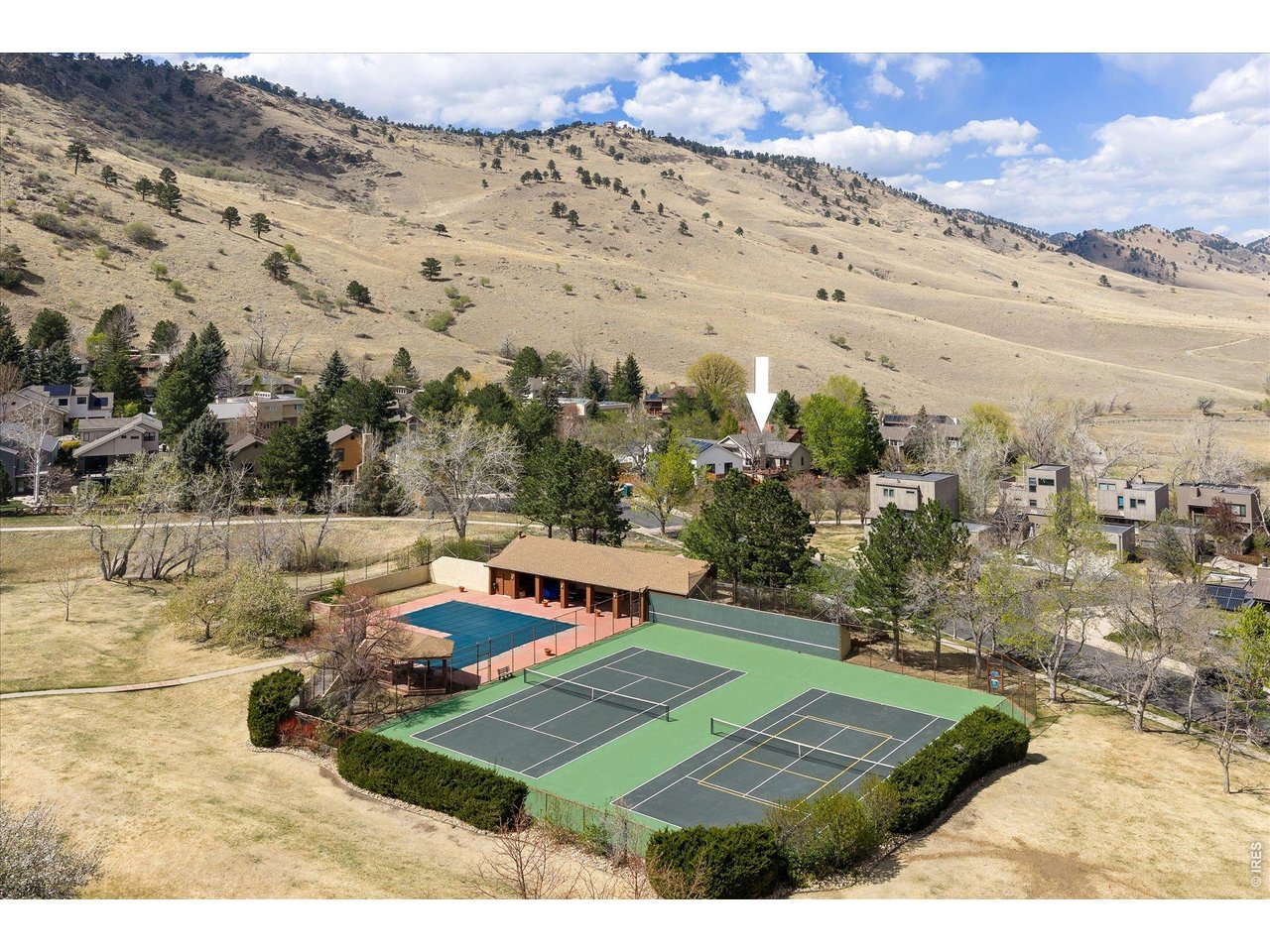 3966 Promontory Court Boulder, CO 80304 - Photo 37 of 42 The tennis courts and pool. Again, so close to the home