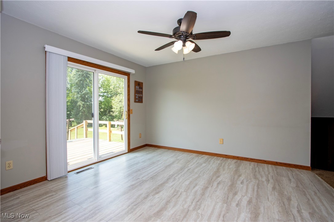 2255 East Messner Road Wooster, OH 44691 - Photo 11 of 36 View of Eat In Kitchen area with sliding doors going to deck in the back yard.