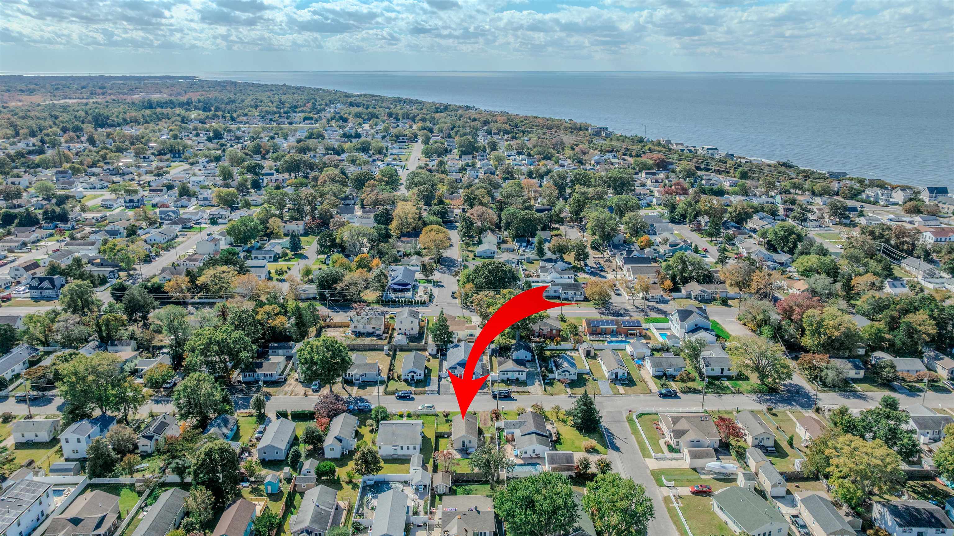 143 Arbor Road Villas, NJ 08251 - Photo 30 of 32 an aerial view of a houses with a yard