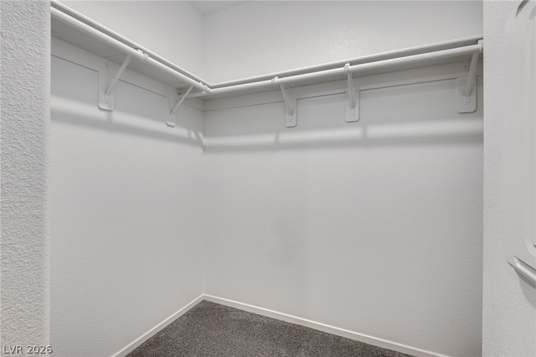 1114 Scarlet Sparrow Street Henderson, NV 89011 - Photo 19 of 25 A well-organized walk-in closet with ample shelving and hanging space for storage.