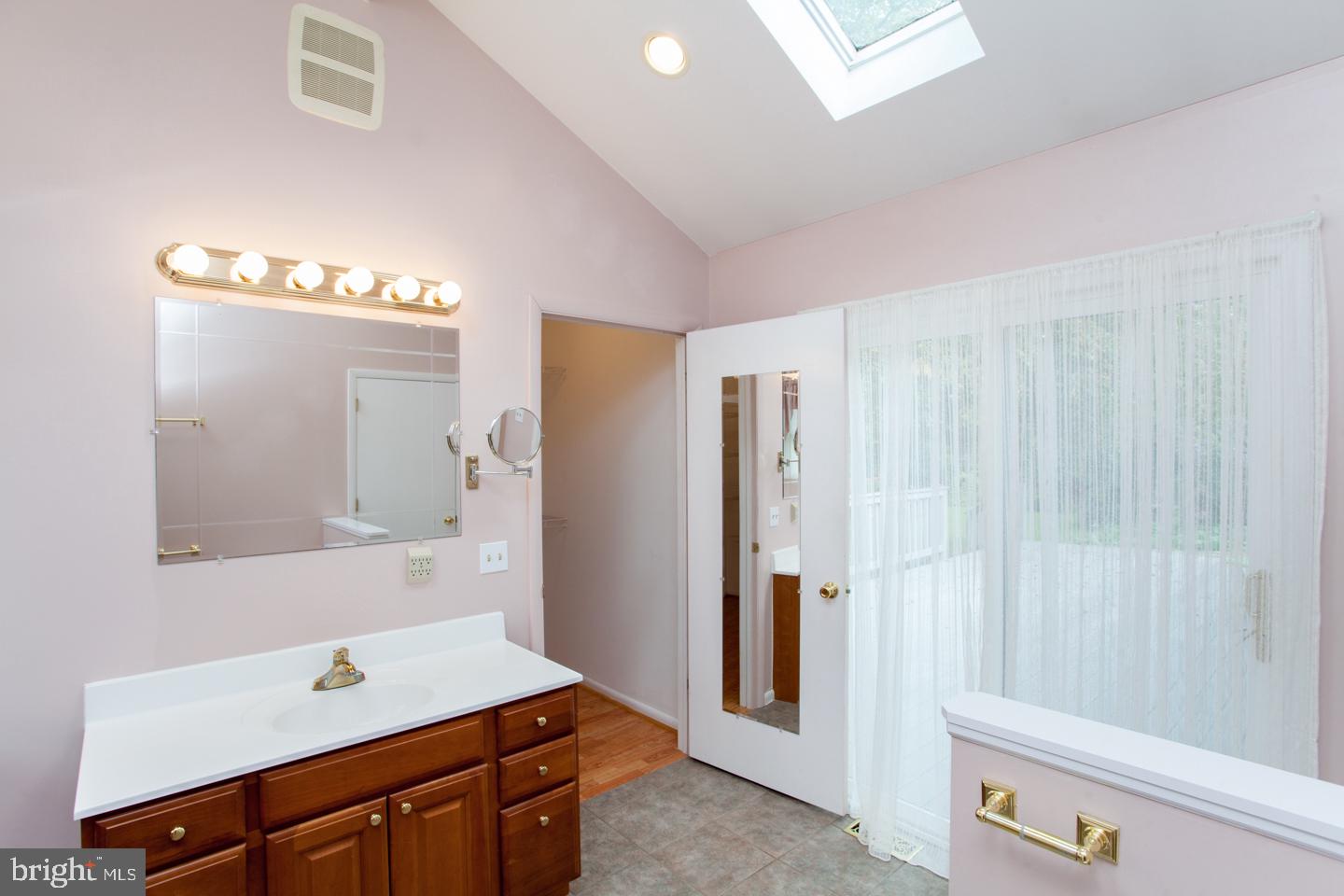 518 Upper Stump Road Chalfont, PA 18914 - Photo 32 of 62 a bathroom with a sink a mirror and a shower