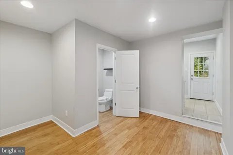 wooden floor and windows in a room