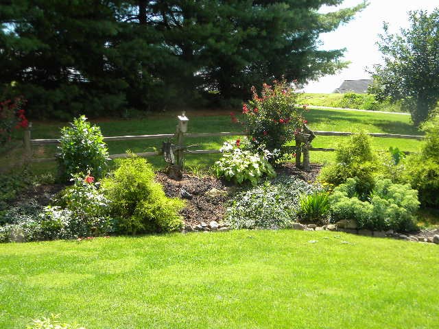 280 George Home Road Waynesboro, VA 22980 - Photo 27 of 29 a view of a garden with a lake