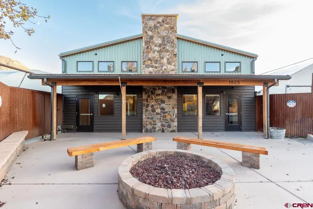 front view of a house with a porch