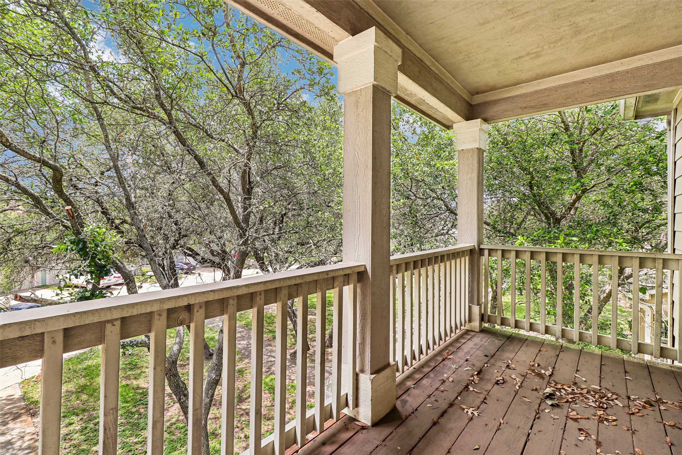 311 A Utterback Kyle, TX 78640 - Photo 22 of 40 a view of balcony with wooden floor