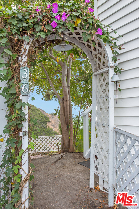 36 Copra Lane Pacific Palisades, CA 90272 - Photo 27 of 31 a plant that is in front of a door