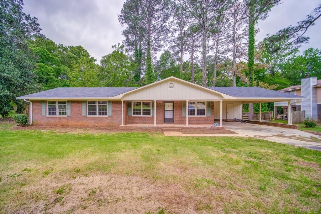 35 Chimney Ridge Trail Stockbridge, GA 30281 - Photo 1 of 1 a front view of a house with yard