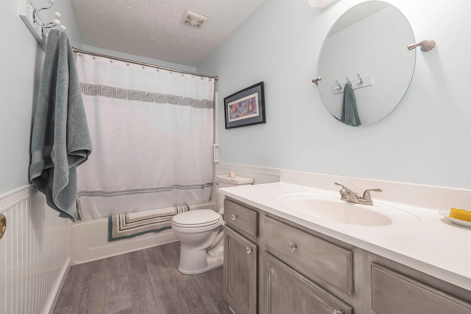 5970 Milton Fox Road Franklin, TN 37064 - Photo 22 of 49 a bathroom with a sink a toilet and mirror