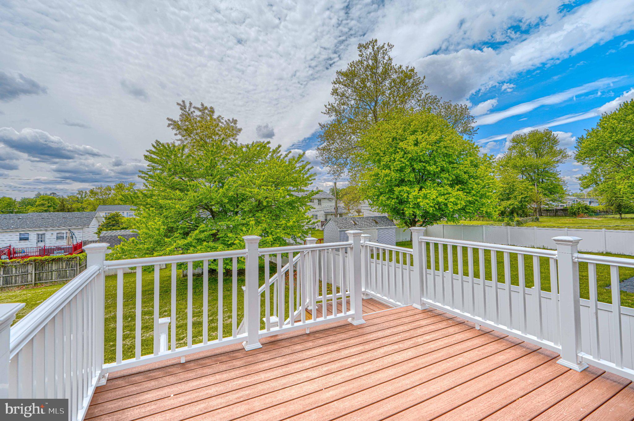 3910 Carthage Road Randallstown, MD 21133 - Photo 8 of 42 Sunny deck with lush green views.