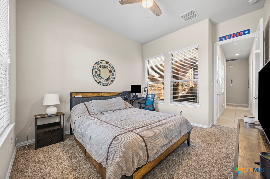 1205 Winding Way Drive Georgetown, TX 78628 - Photo 19 of 39 Another view of the third bedroom,