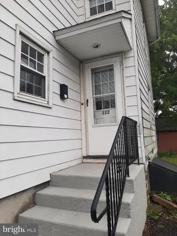 a view of front door and porch