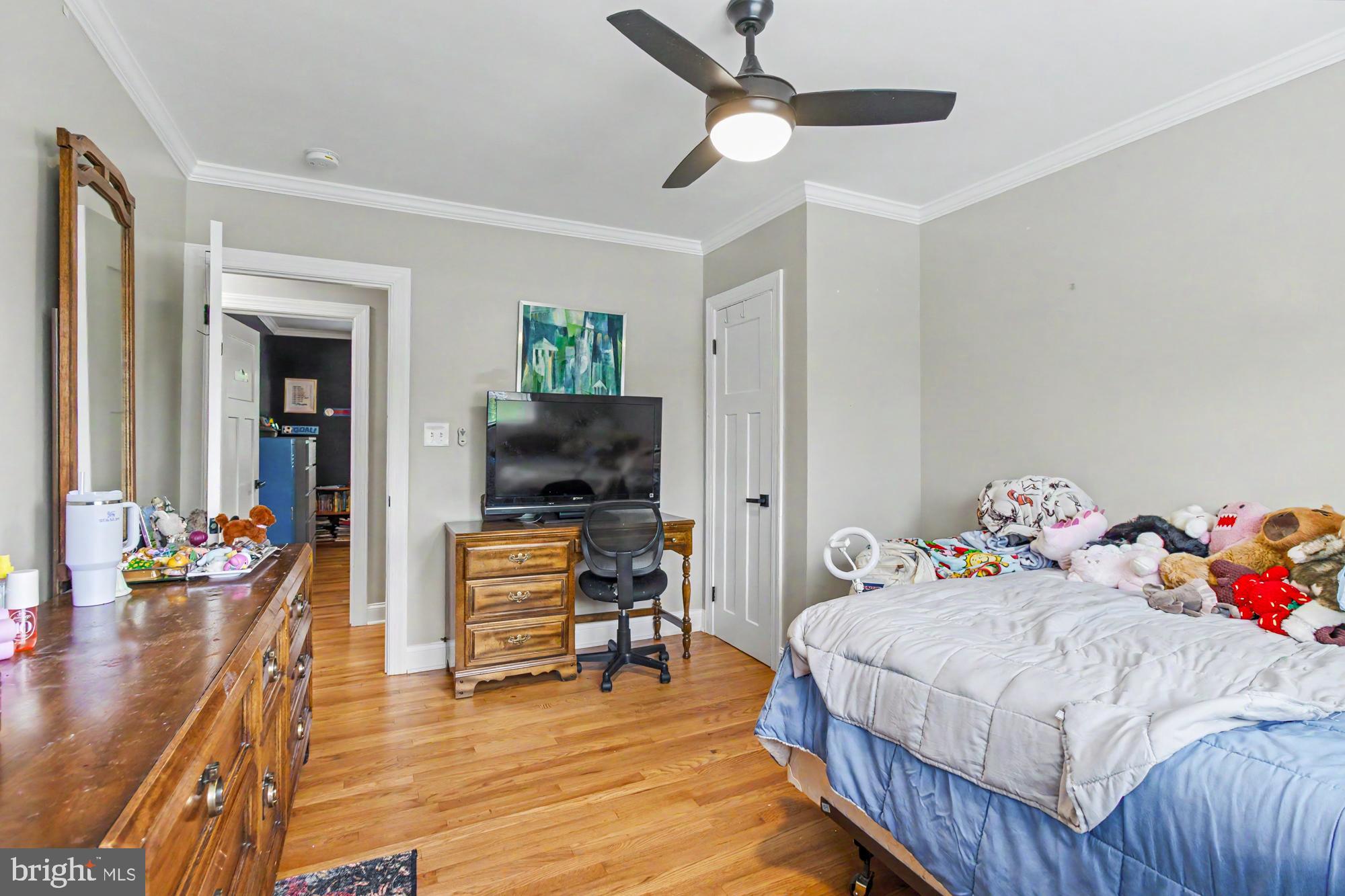 218 Felton Road Lutherville-Timonium, MD 21093 - Photo 34 of 55 Bedroom 3 with hardwood floors