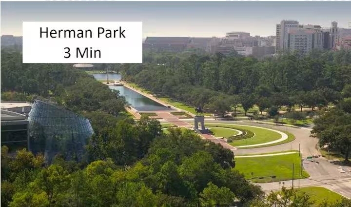 1912 Arbor Street, Unit 3 Houston, TX 77004 - Photo 20 of 24 a view of a swimming pool with a garden