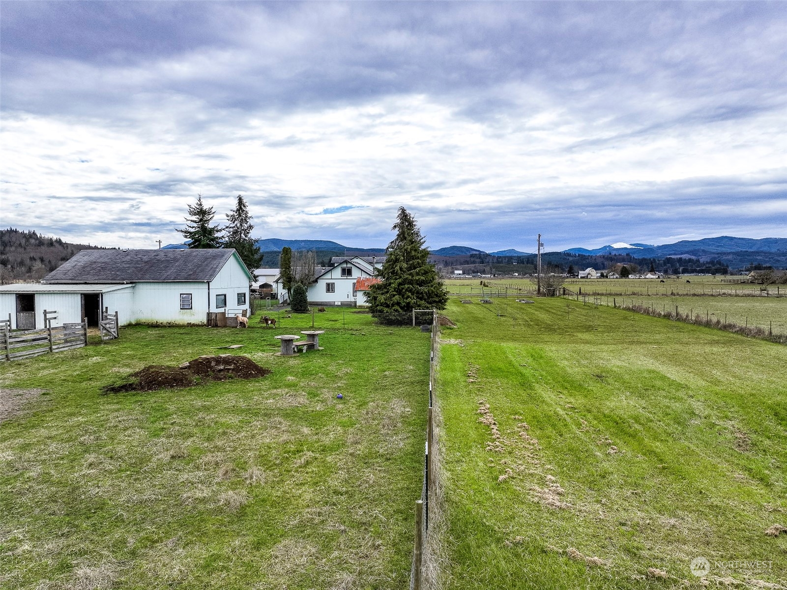 127 Beam Road Chehalis, WA 98532 - Photo 7 of 40 a view of a big house with a big yard and large trees