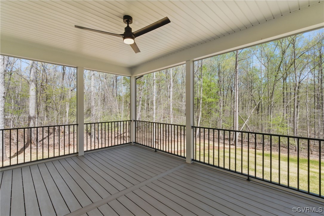 86 Promise Lane Bumpass, VA 23024 - Photo 19 of 46 a view of a porch with wooden floor