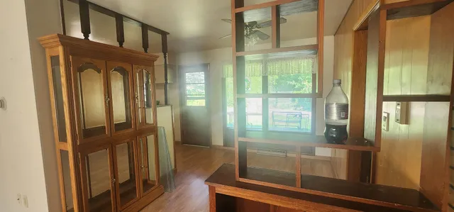 a view of front door