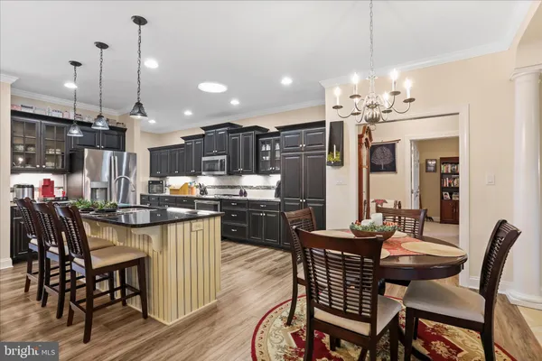 a bedroom with a bed and a desk