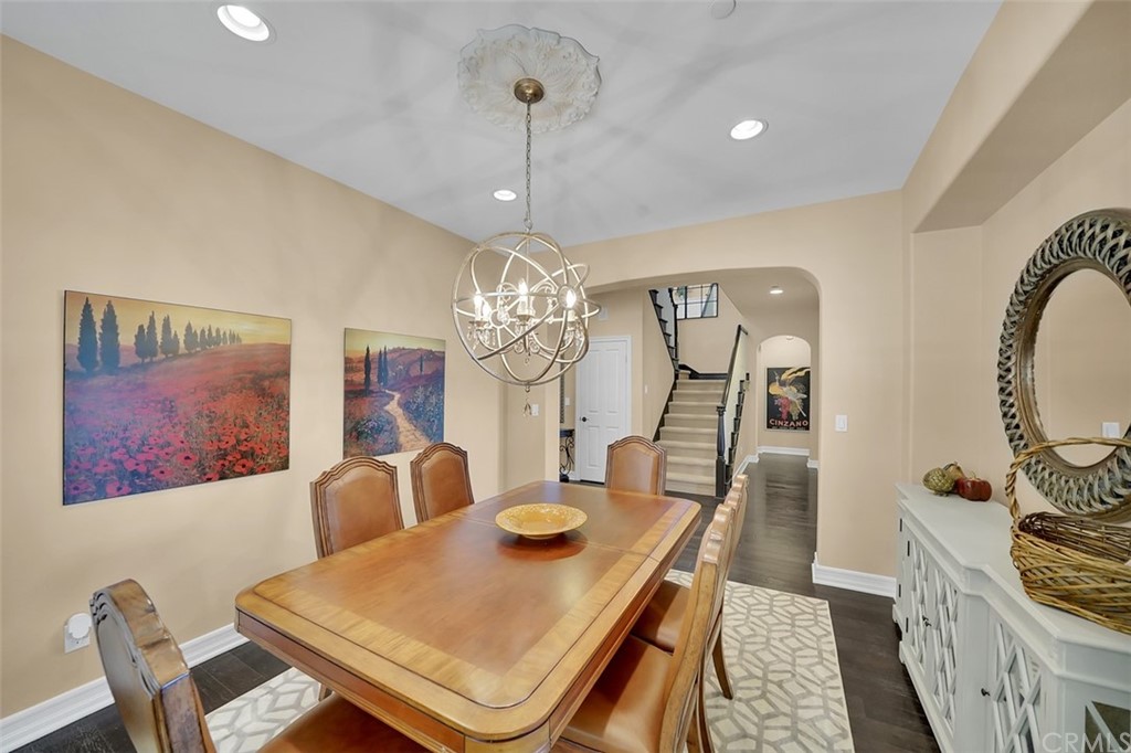 31 Via Soria San Clemente, CA 92673 - Photo 11 of 59 a view of a dining room with furniture and chandelier