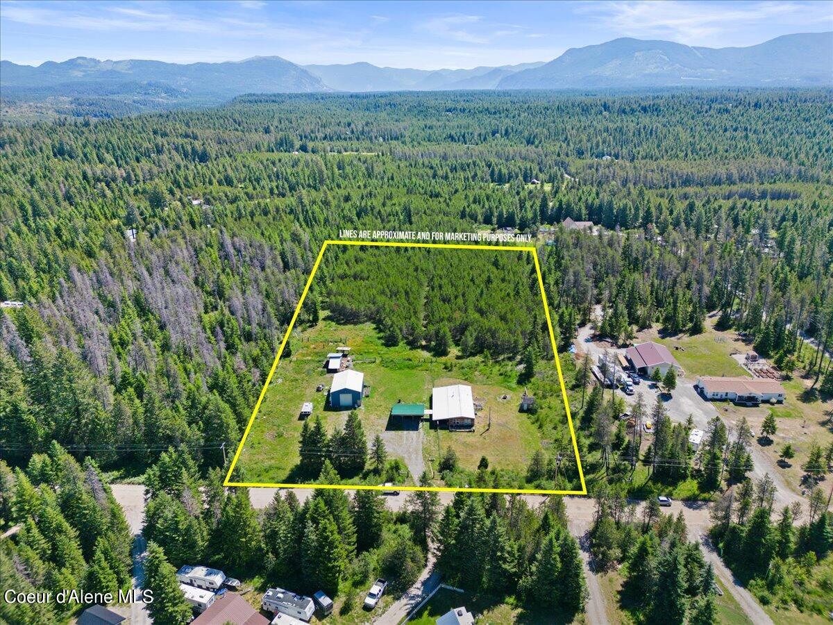 32432 North Roberts Road Athol, ID 83801 - Photo 1 of 1 01-Aerial front of home