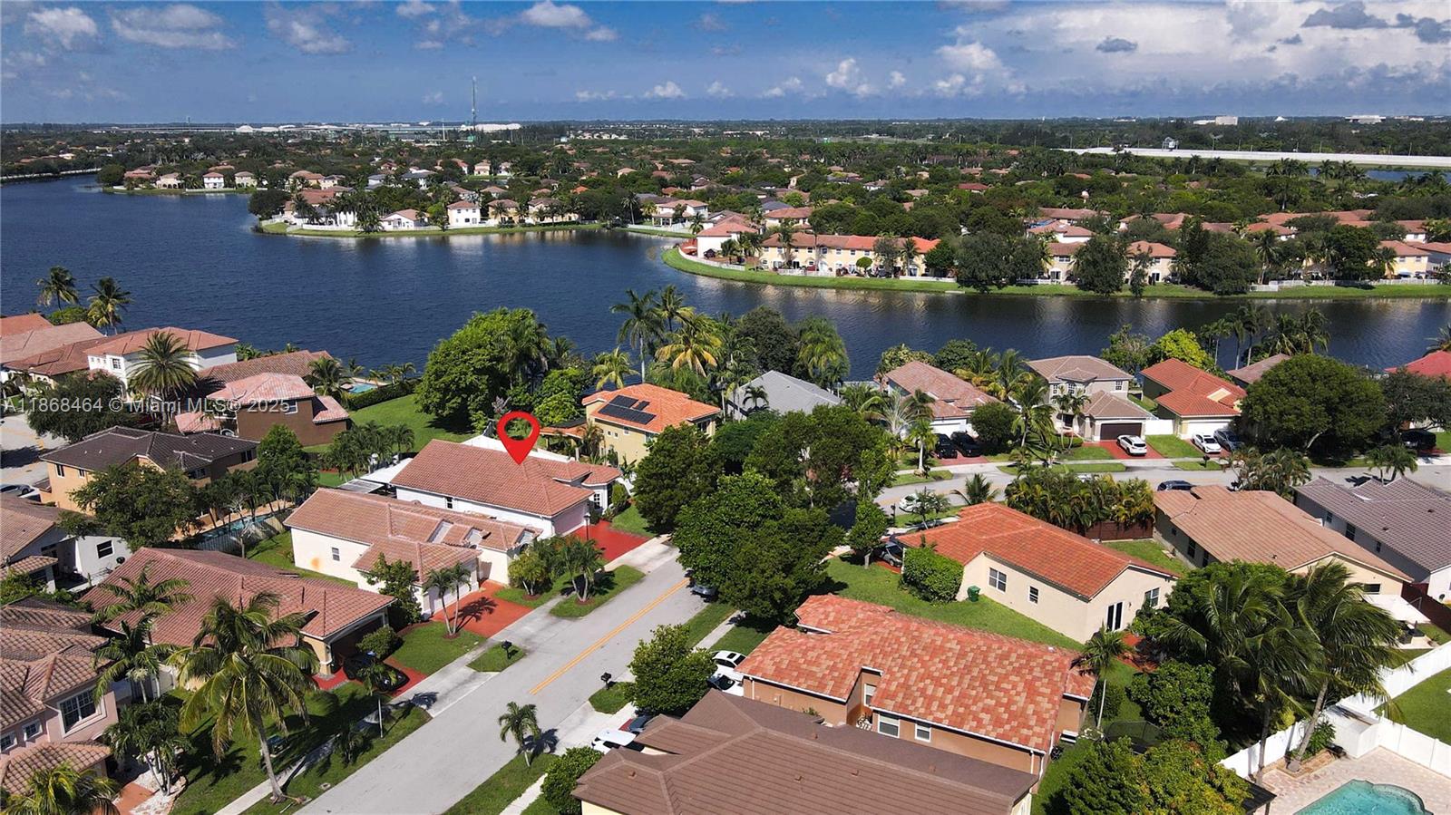 13348 Southwest 52nd Street Miramar, FL 33027 - Photo 41 of 48 an aerial view of residential houses with outdoor space