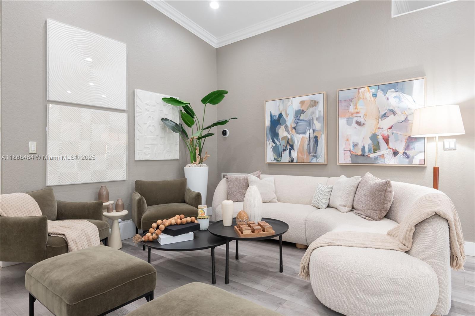 13348 Southwest 52nd Street Miramar, FL 33027 - Photo 10 of 48 a living room with furniture and a large window