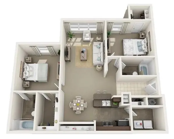 $1,281 | 91 Somerset Club Drive Southeast, Unit 420, Cartersville, GA 30121