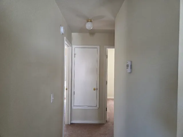 a view of a bathroom with a shower