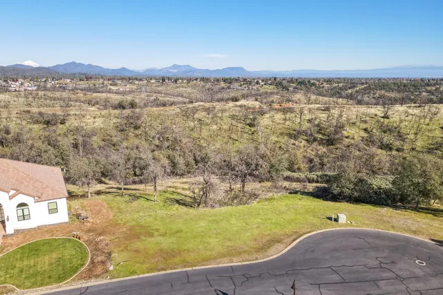 a view of a lake with a mountain