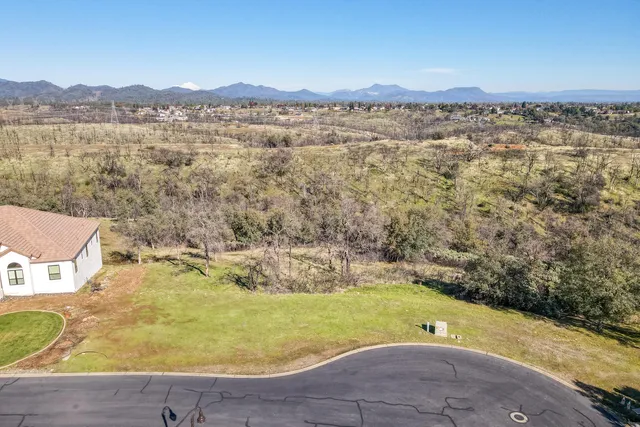 a view of a lake with a mountain