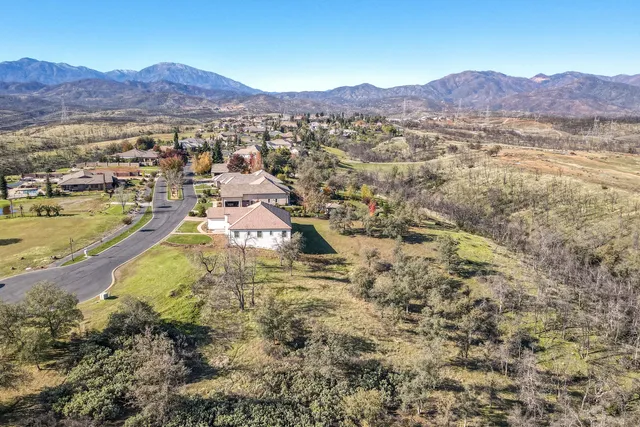 a view of city and mountain