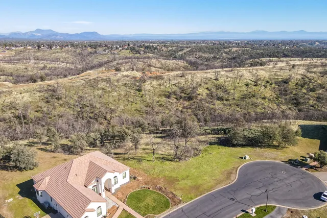 a view of a lake with a mountain
