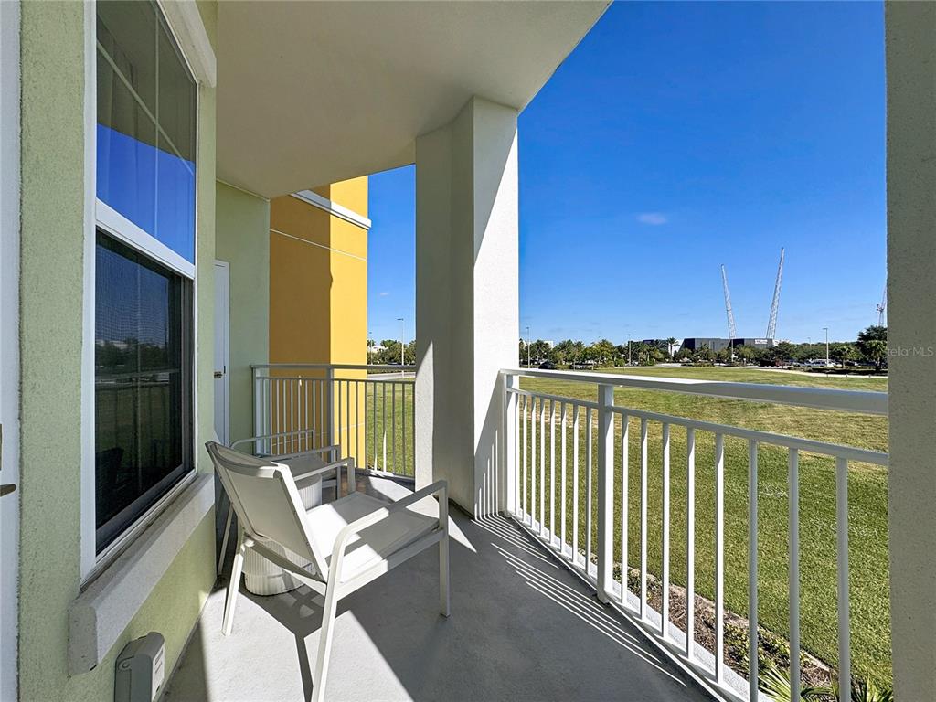 3151 Sunset Walk Drive, Unit 204 Kissimmee, FL 34747 - Photo 33 of 58 a view of balcony with furniture