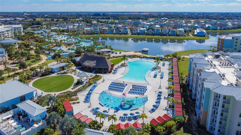 3151 Sunset Walk Drive, Unit 204 Kissimmee, FL 34747 - Photo 46 of 58 an aerial view of a house outdoor space and swimming pool