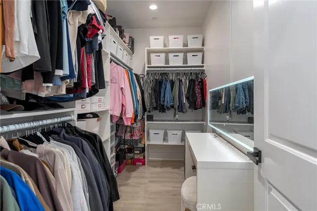 a view of parking garage with cars