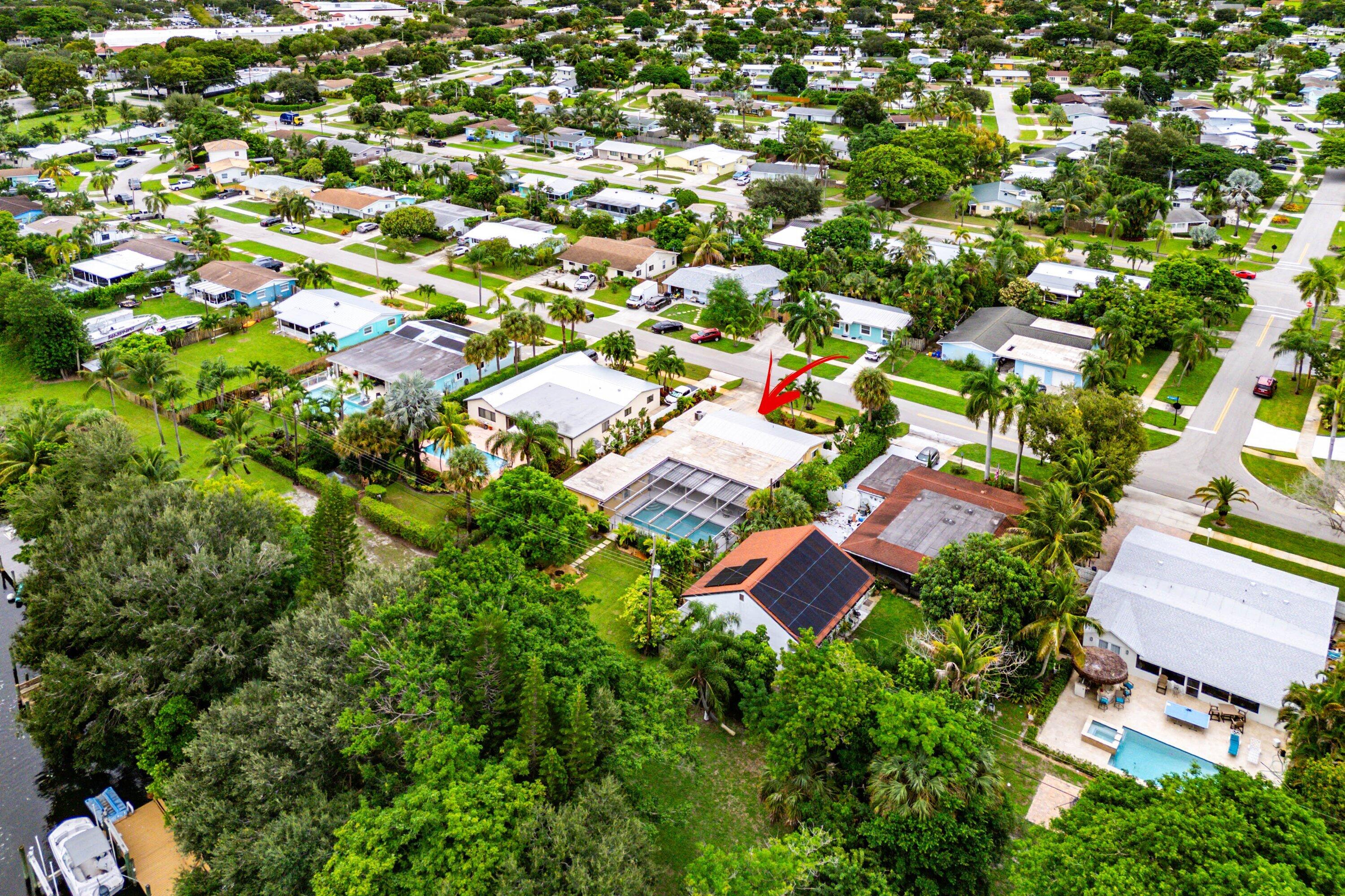 949 Laurel Road North Palm Beach, FL 33408 - Photo 50 of 53 Aerial of Back