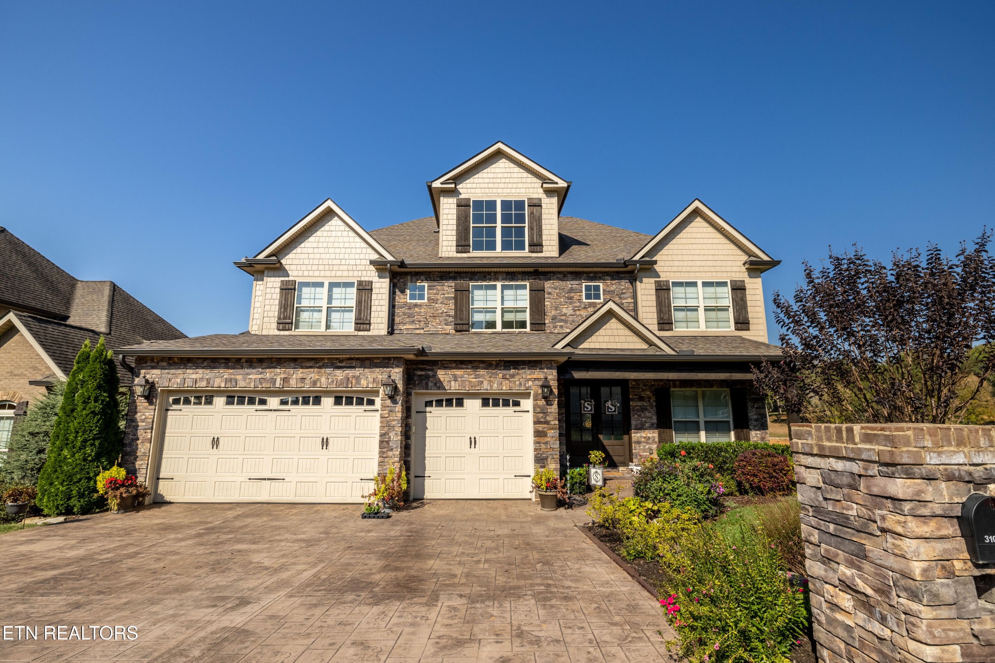 3109 Gazebo Point Way Knoxville, TN 37920 - Photo 11 of 57 front view of a house with a yard