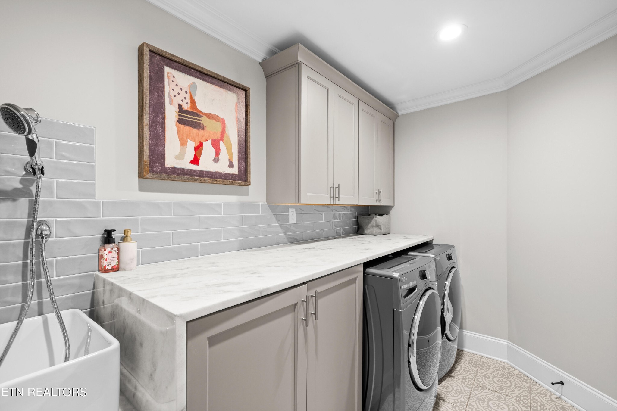 3109 Gazebo Point Way Knoxville, TN 37920 - Photo 35 of 57 a utility room with a sink a washer and dryer